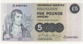 Clydesdale Bank Plc From 1982 5 Pounds, 29. 3.1982